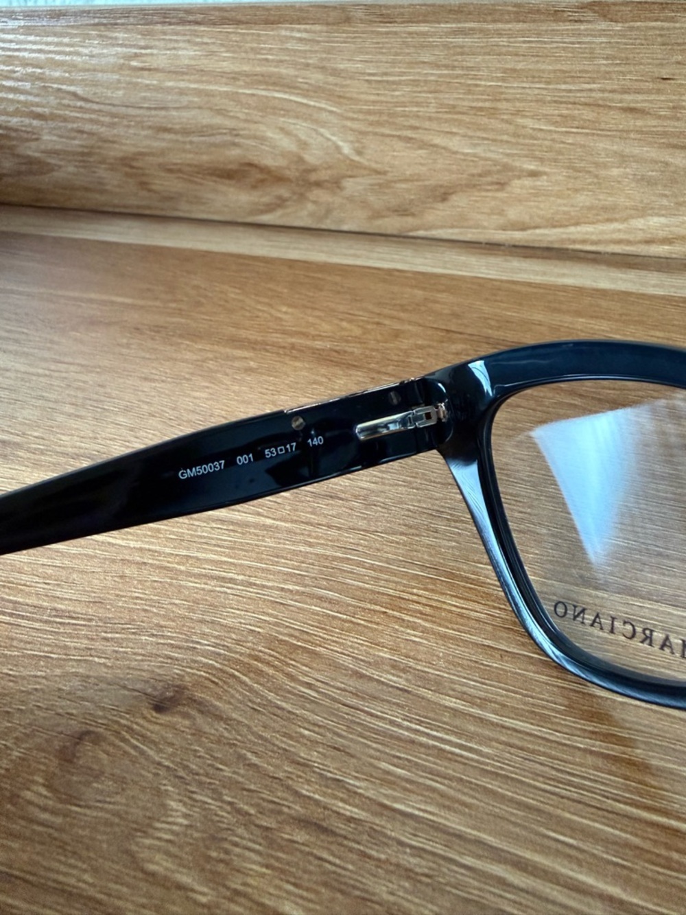 Marciano Black Cat-Eye Glasses with Burgundy Case - Picture 6 of 8